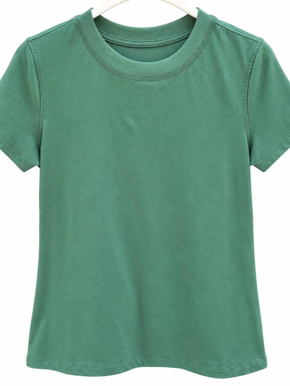 7 Diamonds Green Short Sleeve Crew Neck Tee